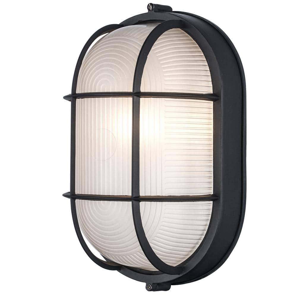 Trans Globe Lighting 41015 6.5" Width 1 Light Flush Mount Bulkhead Outdoor Wall Sconce -