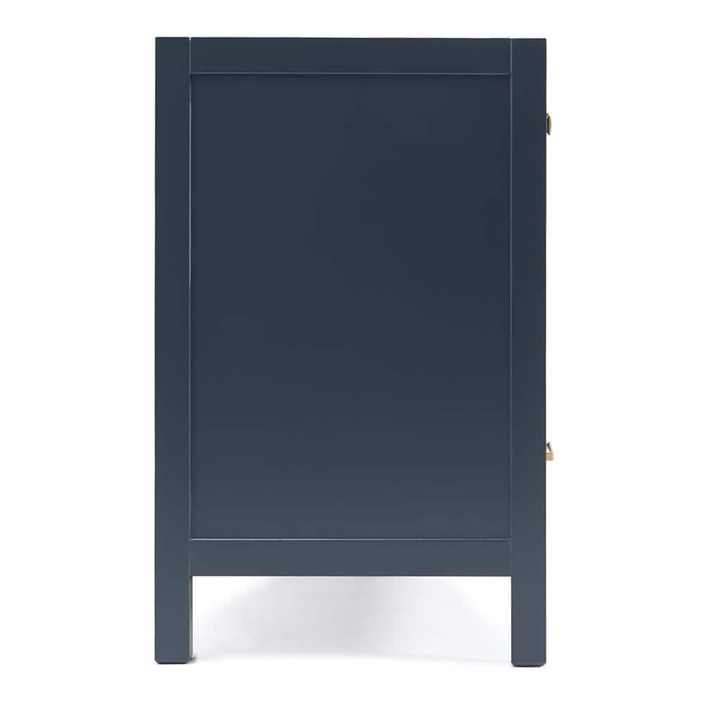 Ariel A073d-Bc Cambridge 72" Double Free Standing Vanity Cabinet Only - Blue