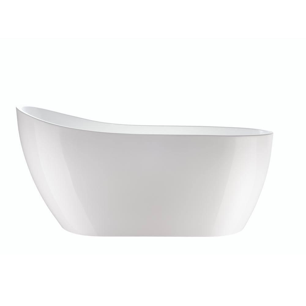 Amara Acrylic Freestanding Soaking Bathtub