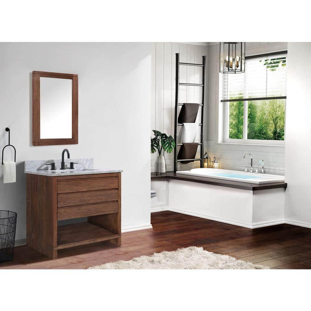 Kai / Kayden Wood Rectangle Wall Mirror