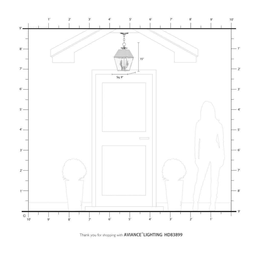 Livex Lighting Wentworth 2 - Light Pendant in  Charcoal