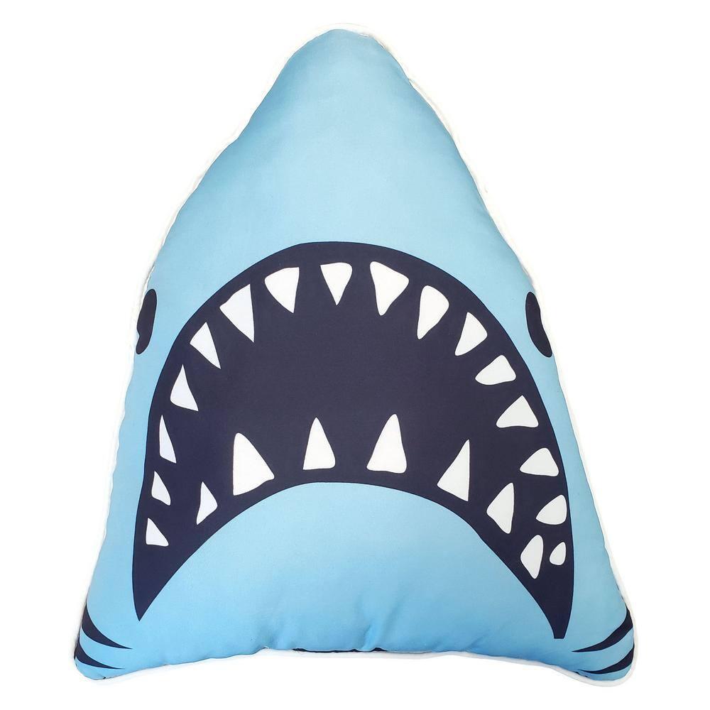 Northwest Kids Shark Adventure Full Bed In A Bag Set with Decorative Pillow