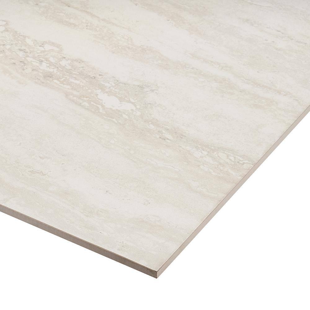 Essential Travertine 24" x 48" Porcelain Stone Look Wall & Floor Tile