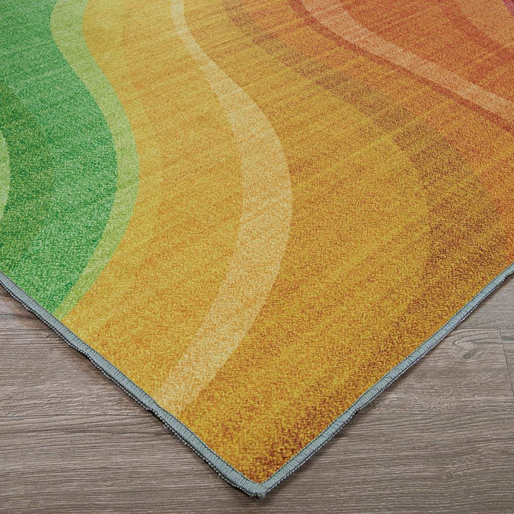 Couristan Rainbow Candiland Multicolor Area Rug