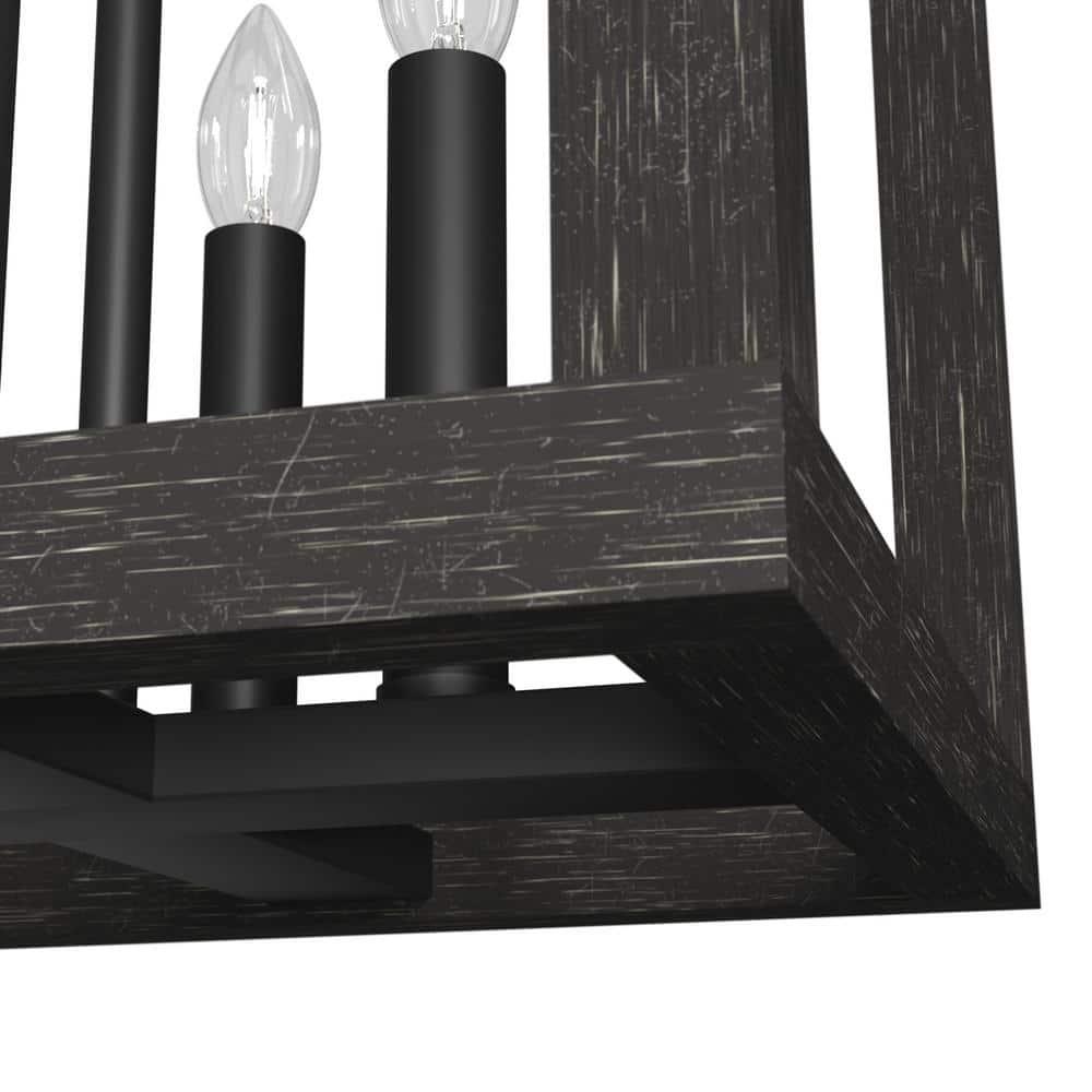 Squire Manor 4 - Light Lantern Rectangle Chandelier