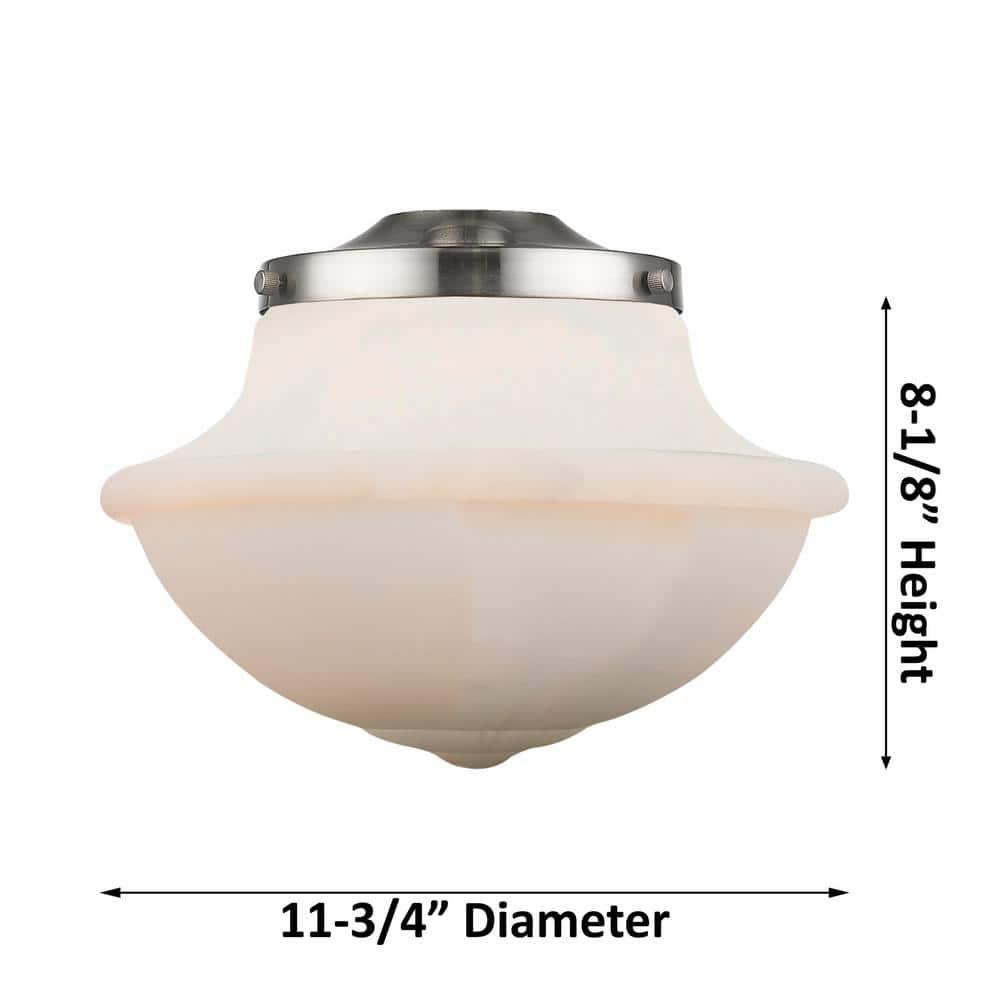 Innovations Lighting Oxford 1 - Light Semi-Flush Mount in  Matte Black