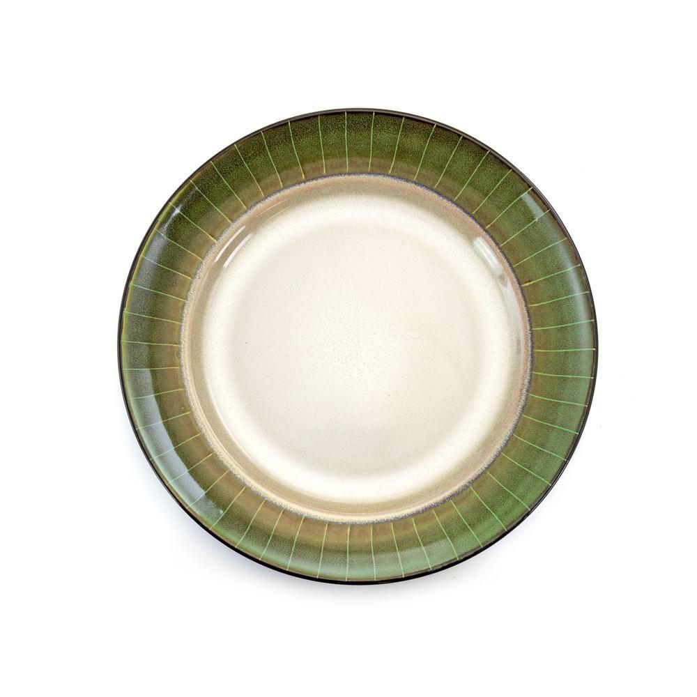 Grand Jade Luxurious Stoneware Dinnerware with Complete Setting for 4 - 16 Piece