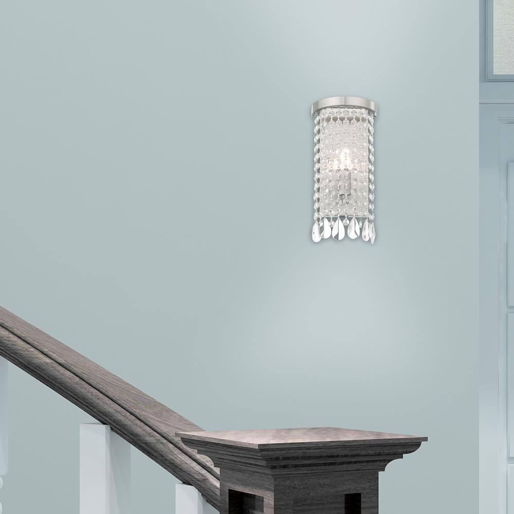 Livex Lighting Elizabeth 1 - Light Wall Light in  Brushed Nickel