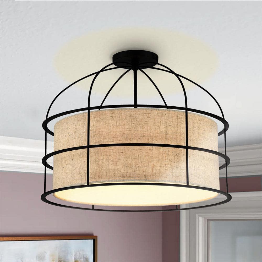 2155-66A-Minka Lavery-Gateway Park - 5 Light Convertible Pendant-15 Inches Tall and 20 Inches Wide-Coal Finish