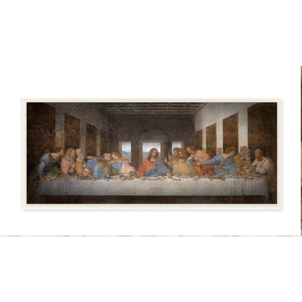 Stupell Industries Last Supper Religious Classical Painting, 17" x 7"