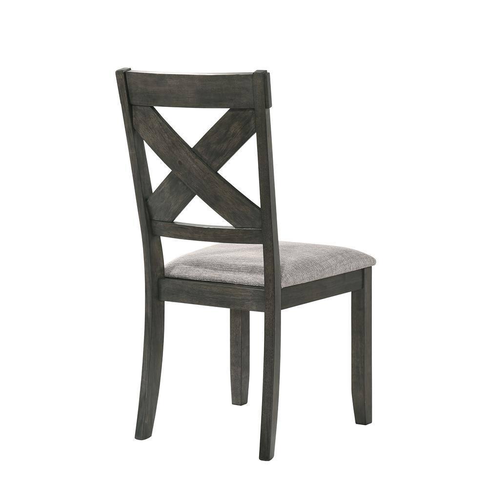New Classic Furniture Gulliver 5-Piece Solid Wood Dining Set in Brown