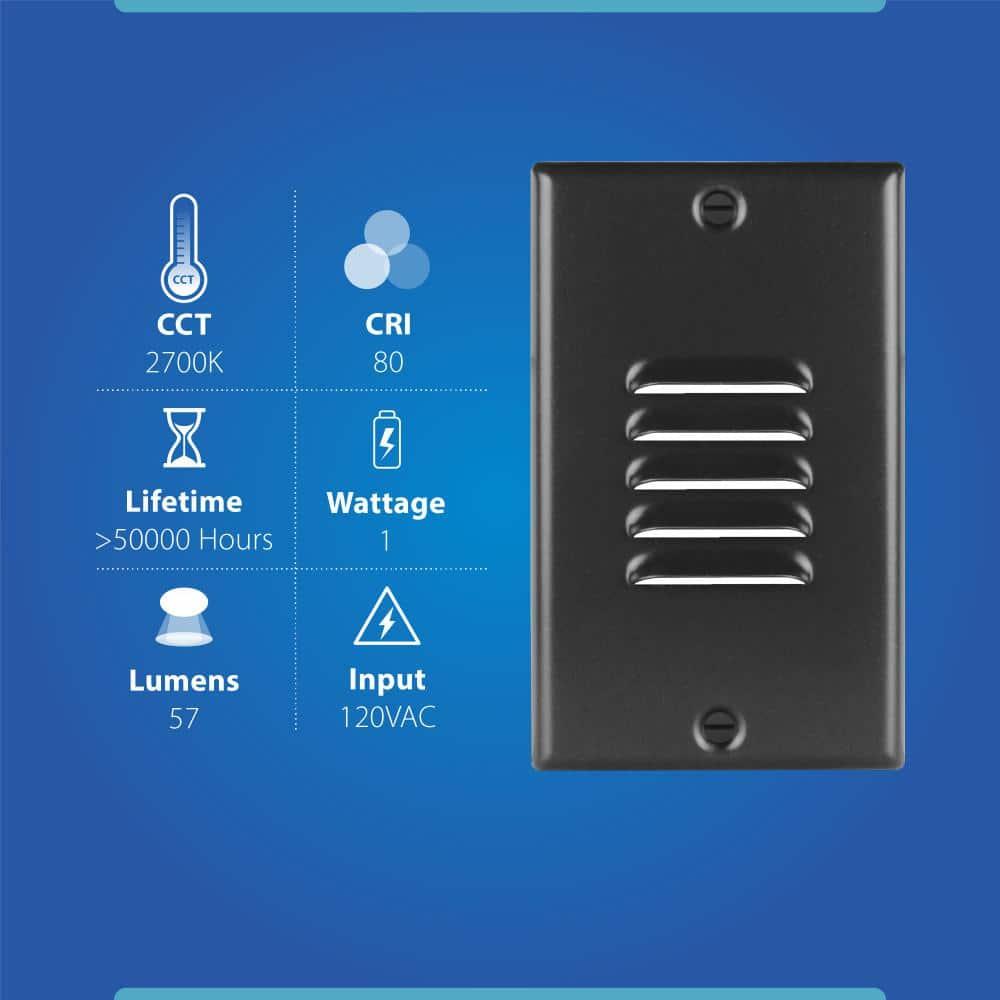 NICOR Lighting Integrated LED Step Light