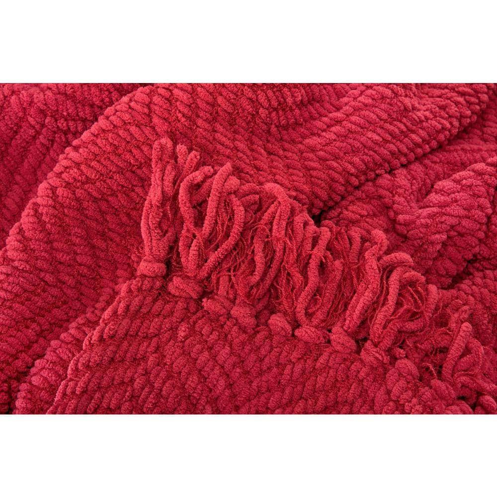 Chanasya Textured Knitted Throw