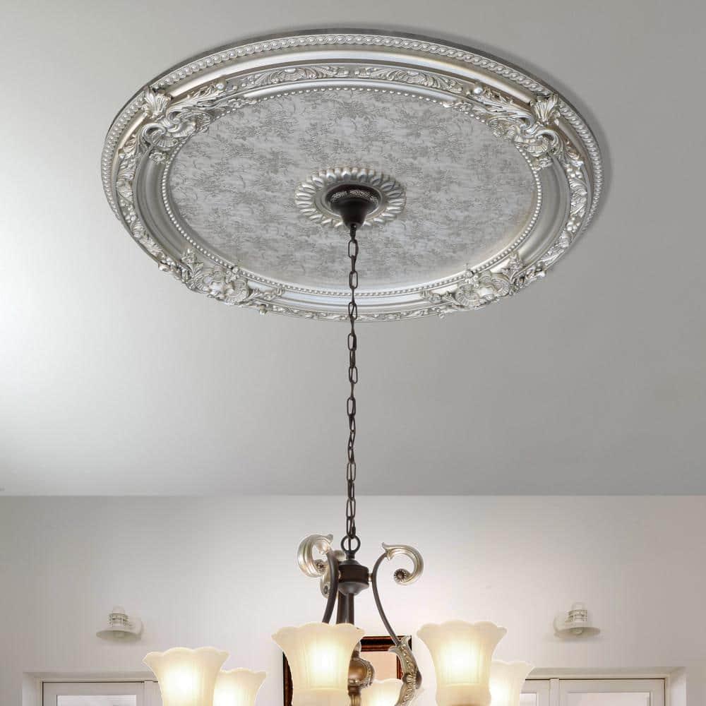 Round Chandelier Ceiling Medallion
