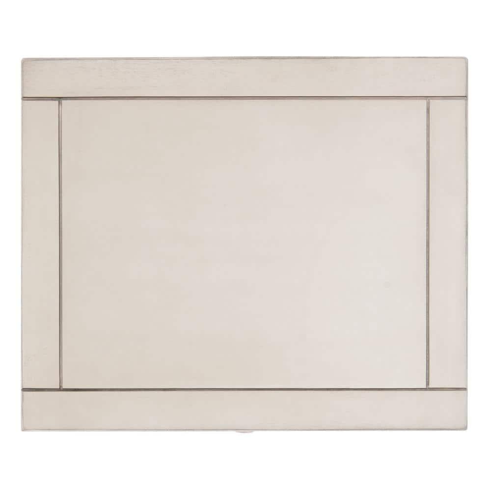 Toby Accent Table With Storage Drawers - AMH6625D - White Birch - Safavieh Couture