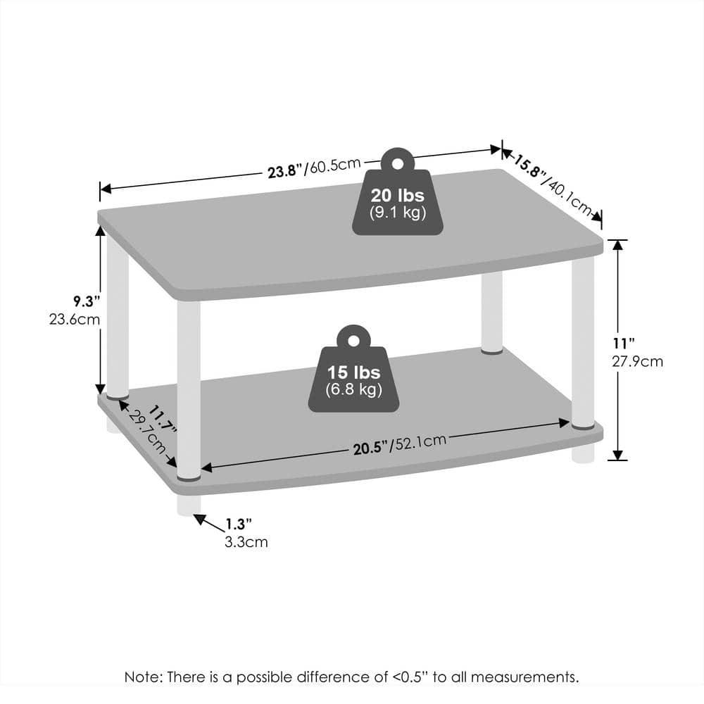 Furinno Turn-N-Tube 11'' H x 24'' W Printer Stand