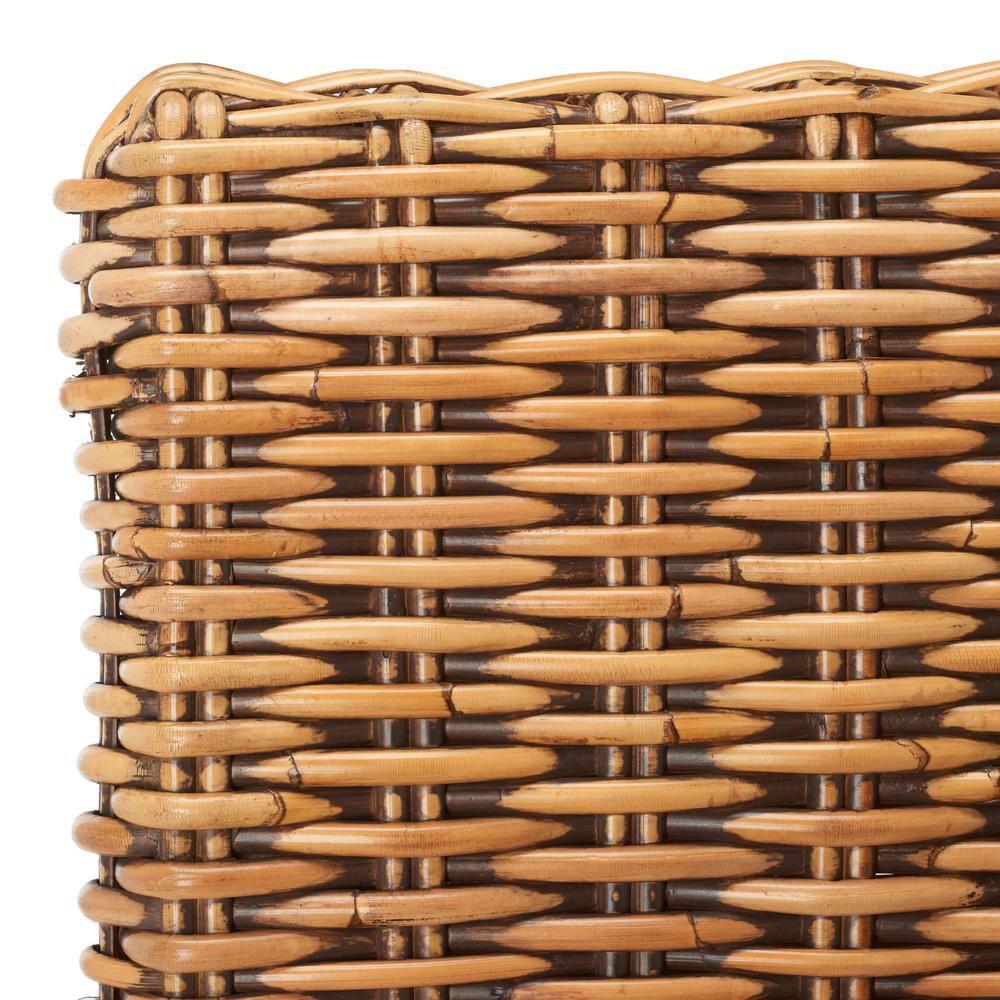 Tobie Rattan Bar Stool - Honey Brown Wash/Antique Brow - Safavieh