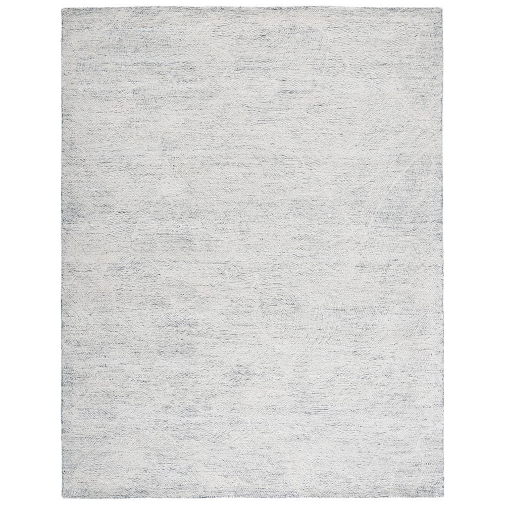 Metro MET999 Hand Tufted Indoor Area Rug - Dark Grey/Ivory - 8'x10' - Safavieh