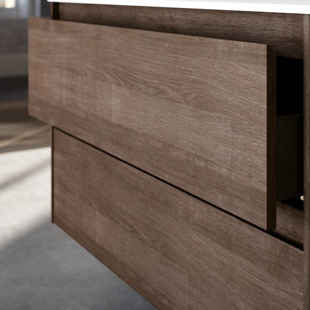 Ws Bath Collections Ambra 120 Ambra 48" Wall Mounted Single Basin Vanity Set - Wood