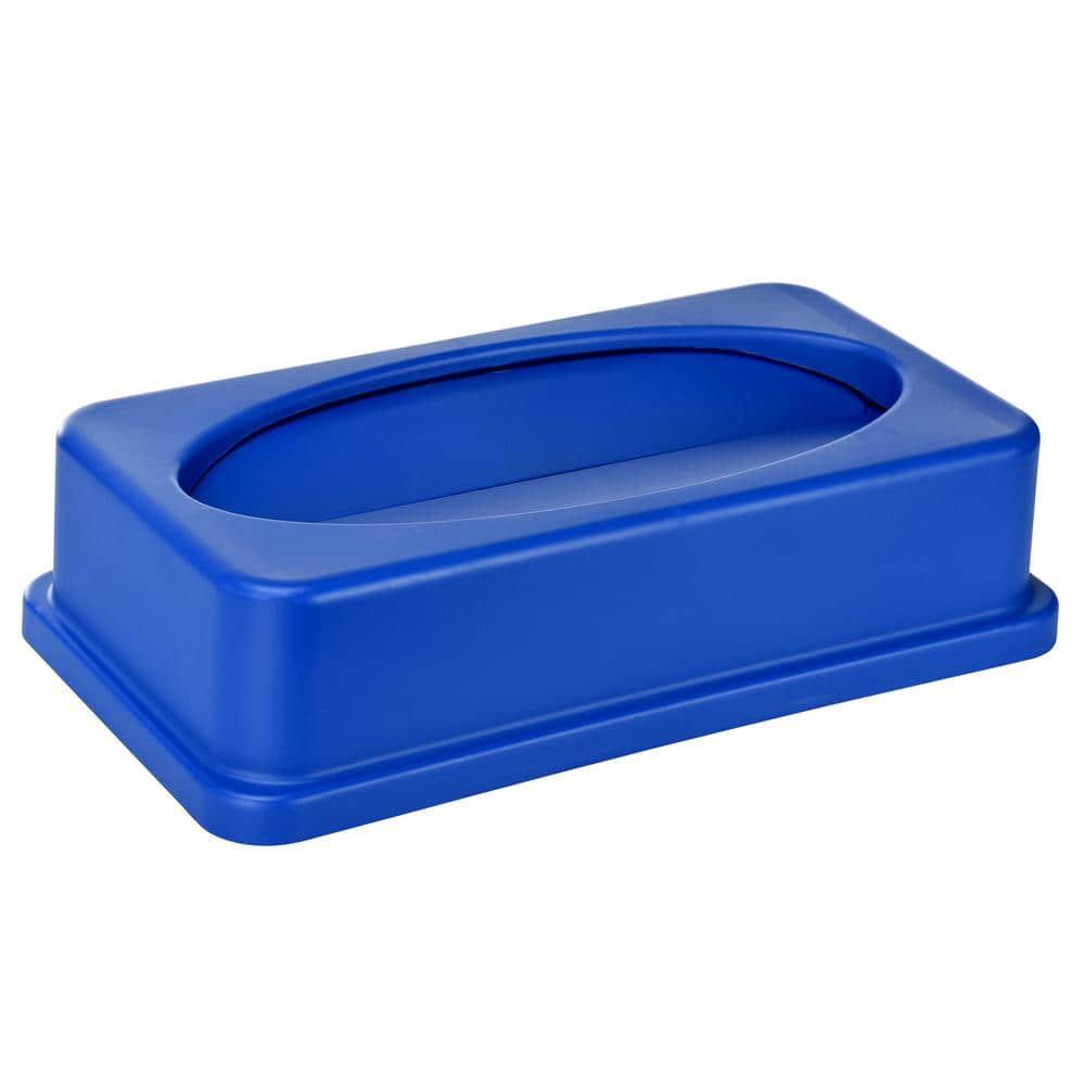 Alpine Industries 23 Gallon Trash Can Recycle Bin and Drop Slot Lid