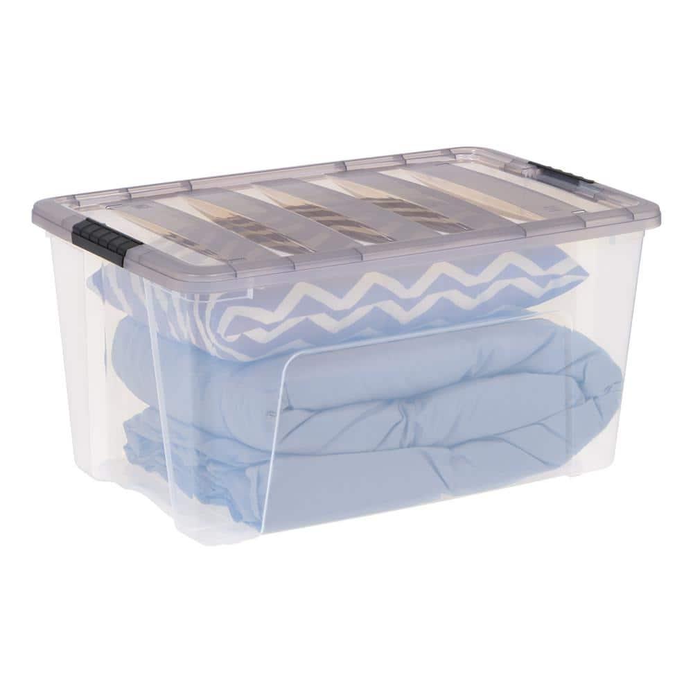 72 Qt [18 GAL] Stack & Pull Storage Box