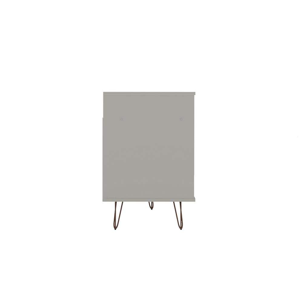 Rockefeller 62.99 TV Stand with Metal Legs and 2 Drawers