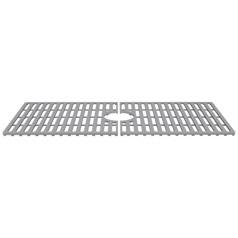 Silicone Grid VIGO Matte Stone 32" L x 15" W Bottom Sink Grid for 36 in. Single Bowl Kitchen Sink