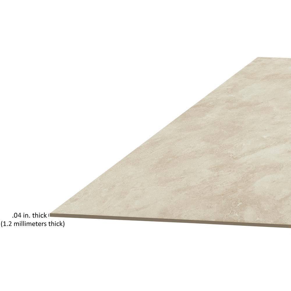 Achim Sterling Self Adhesive Vinyl Floor Tile - 45 Tiles/45 sq. Ft, 12 x 12, Carrera Marble