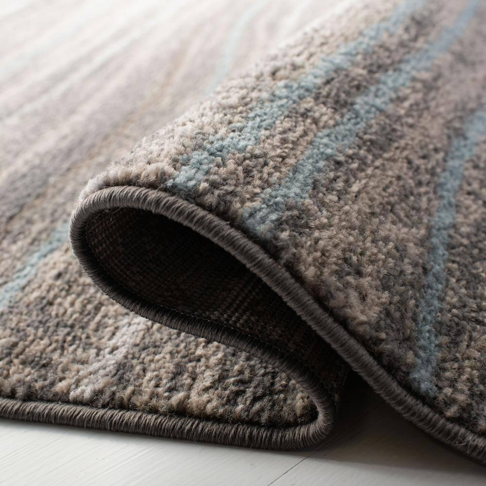 Amsterdam AMS111 Power Loomed Indoor Area Rug - Silver/Beige - 6'7"x9'2" - Safavieh