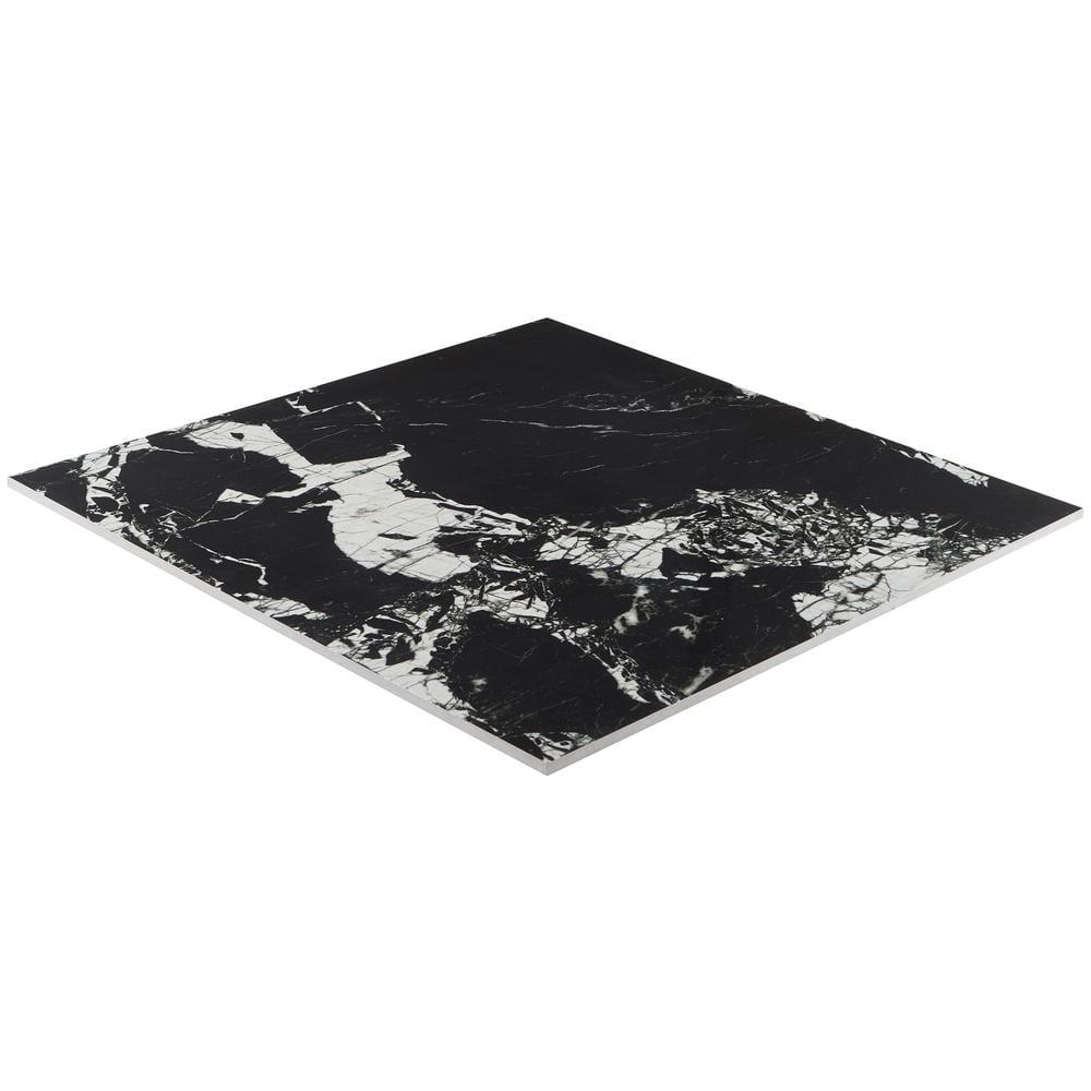 Kasama 29.13 in. x 29.13 in. Polished Porcelain Marble Look Floor and Wall Tile (11.78Sq. Ft. /Case)