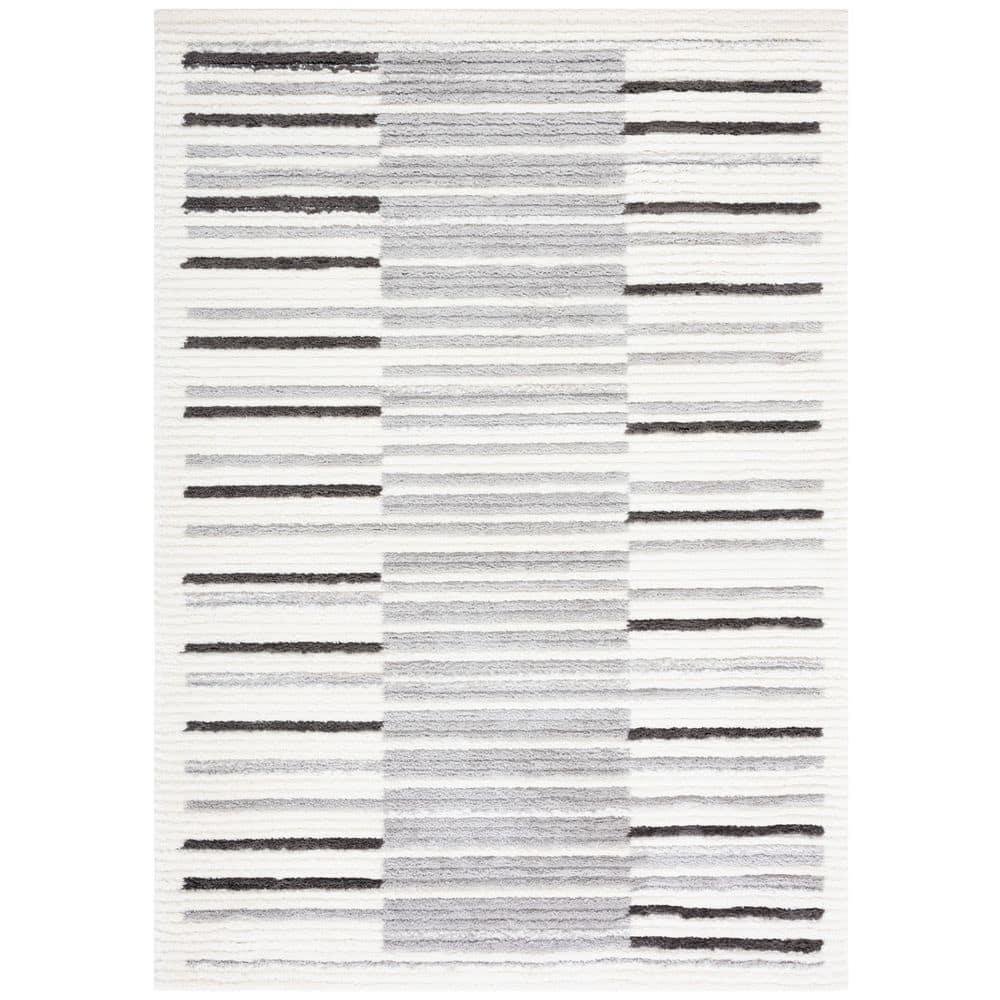 Marrakesh MRK308 Power Loomed Area Rug - Ivory/Gray - 8'x10' - Safavieh.