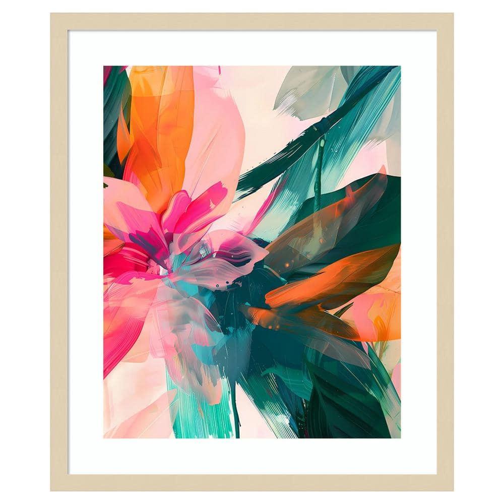 Amanti Art 21"x25" Jumble Jungle by Walker Noble Wood Framed Wall Art Print