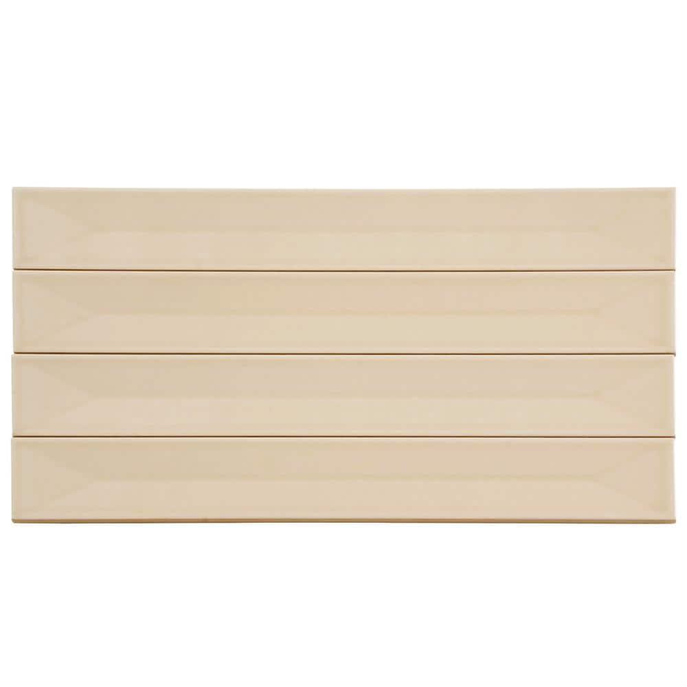 Apollo Tile Horizonte 2 X 16 In. Glossy Ceramic Deco Subway Wall Tile (10.76 Sq Ft/Case) - 50 Pack
