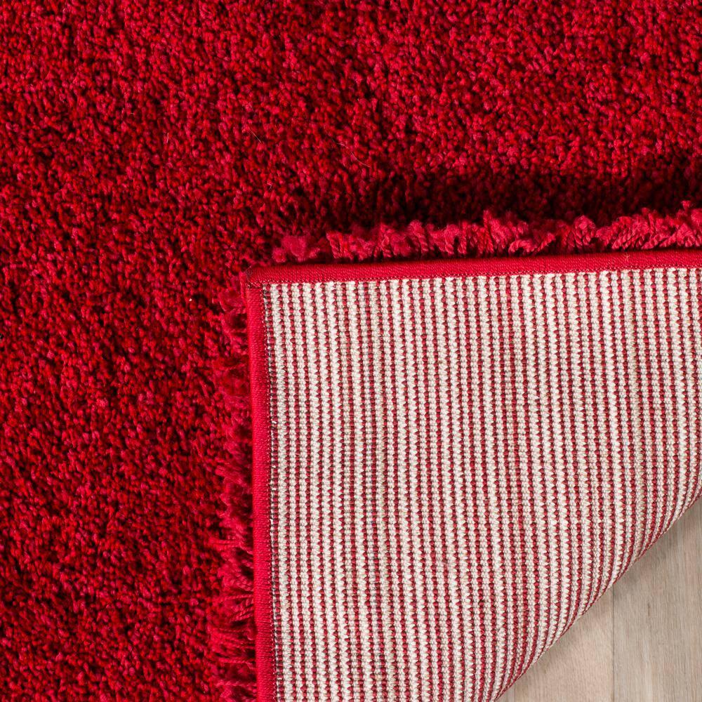 Shag SG180 Power Loomed Area Rug - Red - 4'x6' - Safavieh.