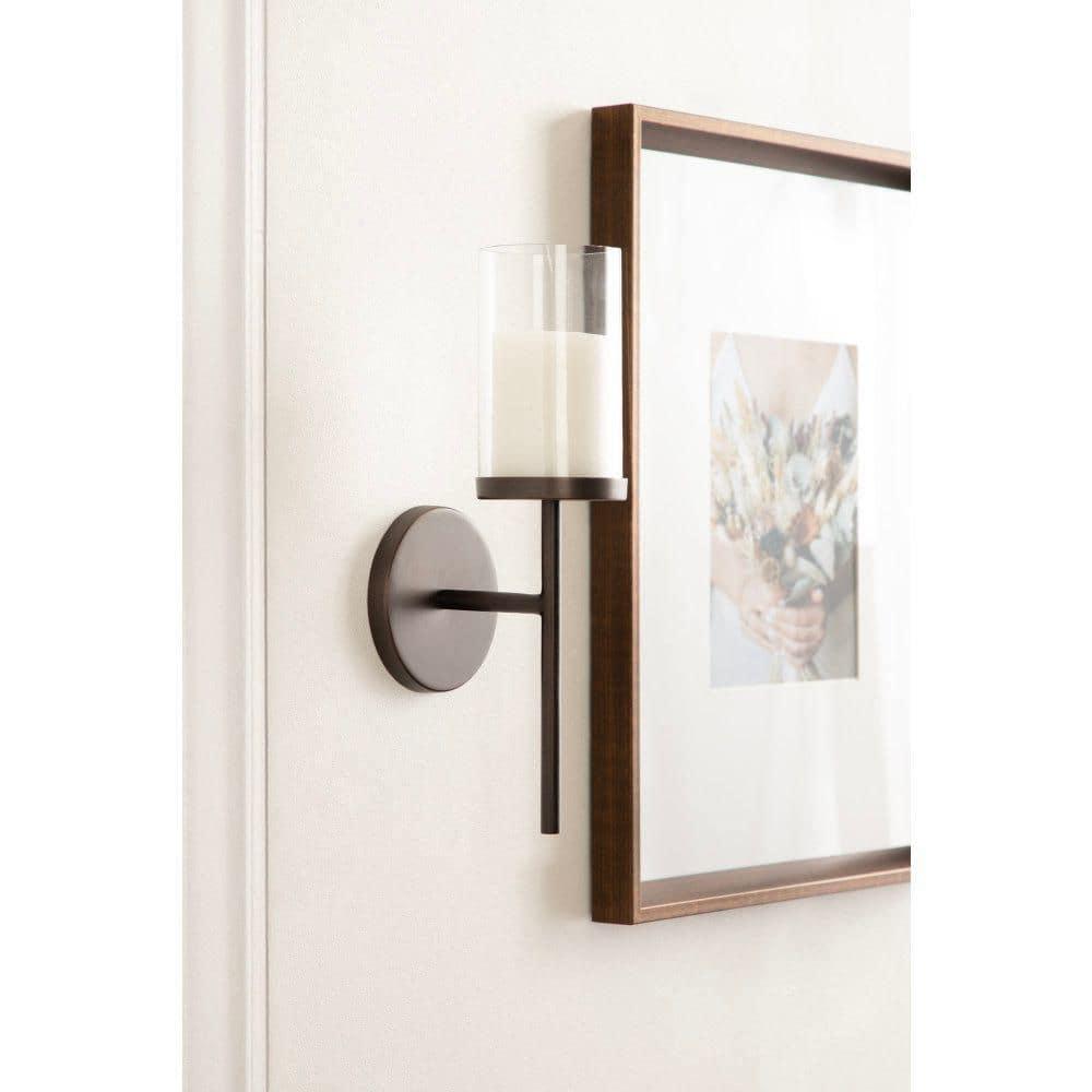 Kate and Laurel Blaise 14.0'' H Metal Wall Wall Sconce