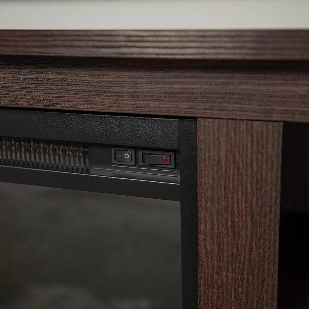 Walker Edison Traditional Fireplace TV Stand for TVs up to 64" - Espresso