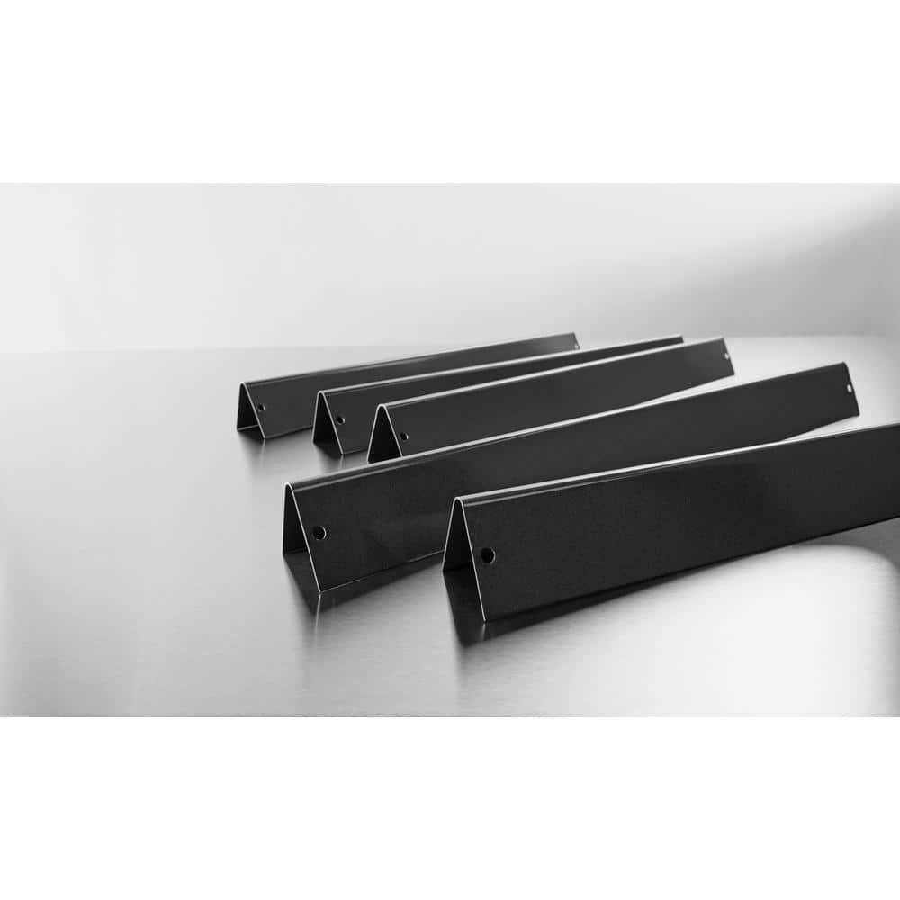 Weber 7539 Porcelain-Enameled Flame Tamer Flavorizer Bars For Genesis Side Mount E-310 & E-320 (2007-2010) Gas Grills - 5-Pieces