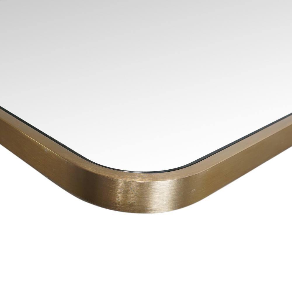 Trinity 24 in. x 67 in. Square Radius Mirror