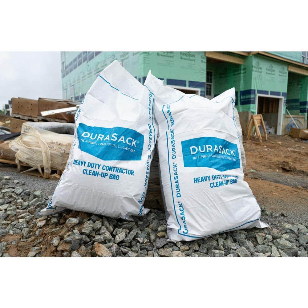 DURASACK® Woven Contractor Clean-Up Bags, Heavy Duty, 30" x 45", 40 Gallon, 20 Count