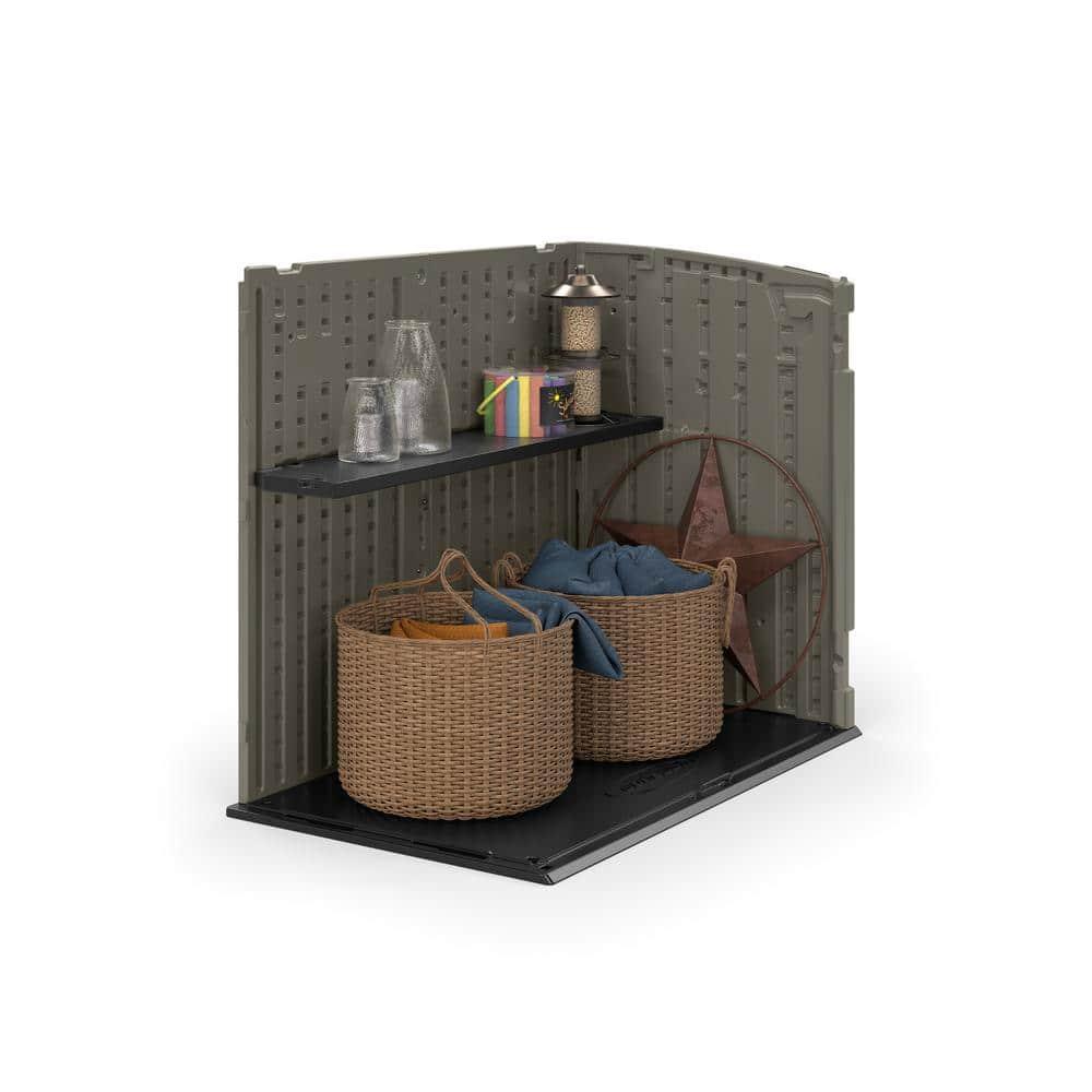 Suncast Suncast Horizontal Shed 50 in. W. x 10.25 in. D Shelf Kit in Black