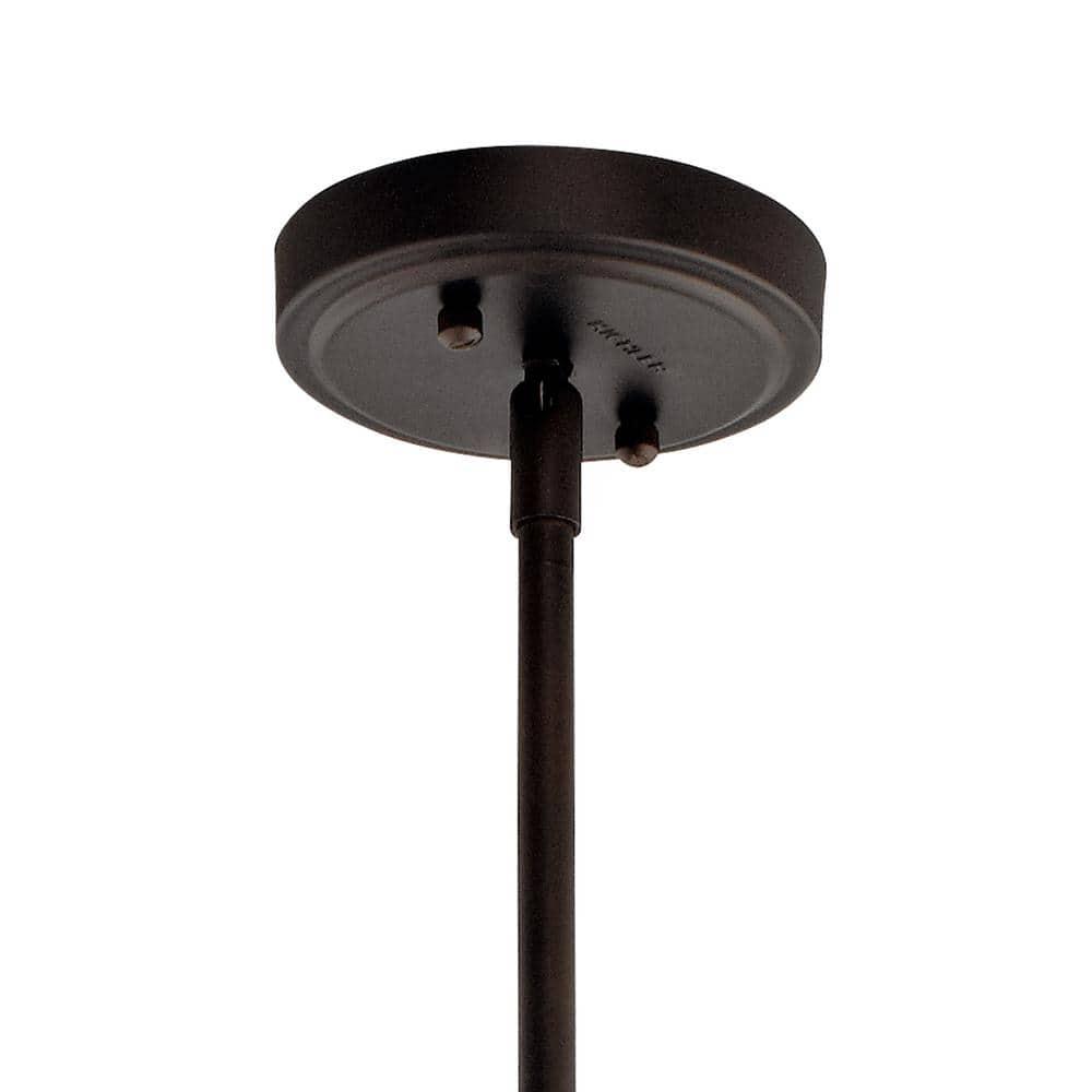 Kichler Everly 19.75" Transitional 1 Light Olde Bronze Pendant Light with Clear Glass