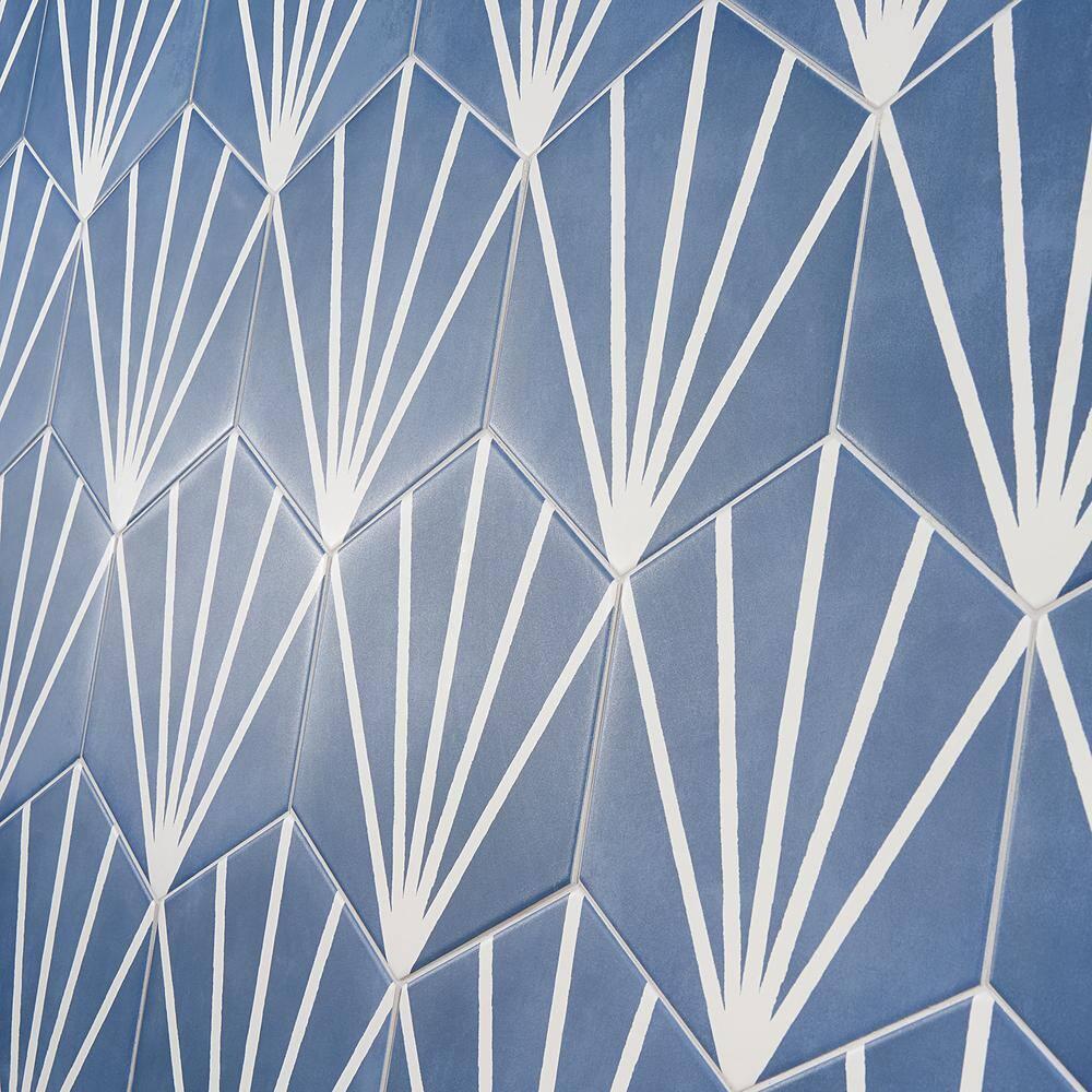 GeoHex Deco 8" Hexagon Matte Porcelain Floor and Wall Tile (9.03 Sq. Ft. / Case)
