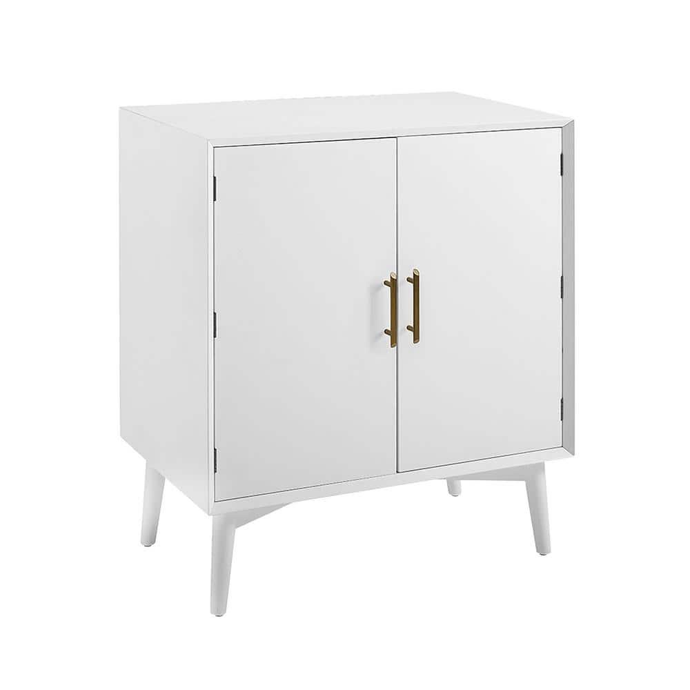Crosley Landon 2 Door Bar Cabinet in White