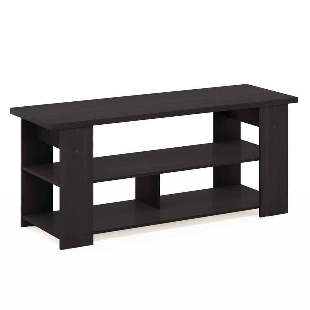 BetterBattery 50" PVC TV Stand, Espresso, 35.2 lb