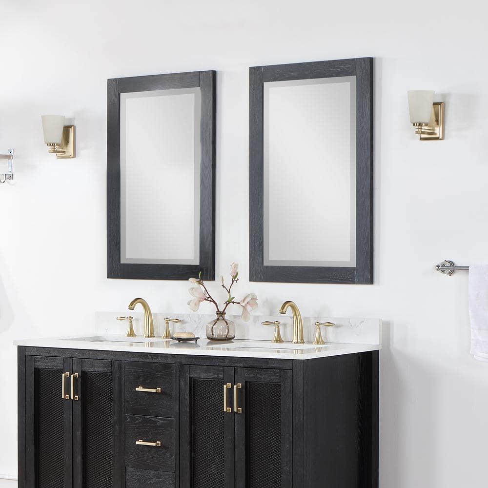 Ivy Wood Flat Wall Mirror