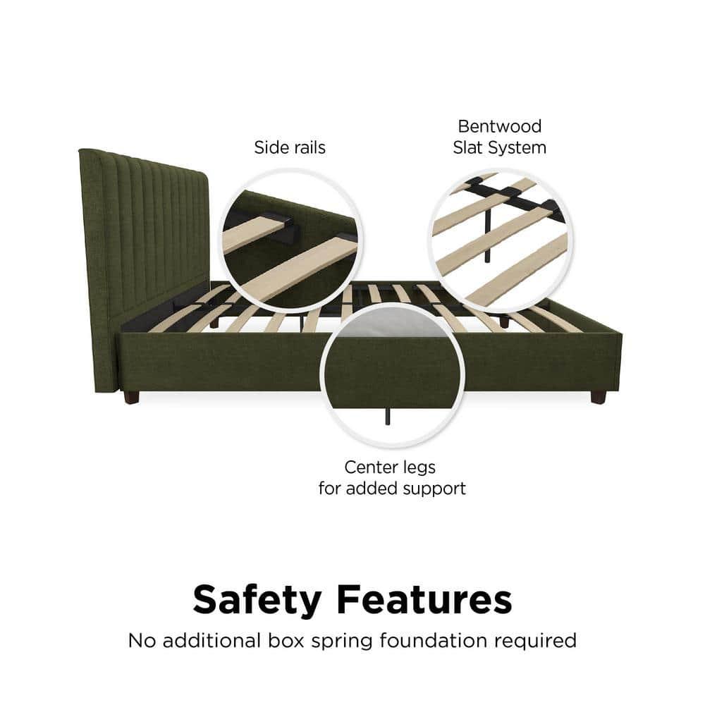 Brittany Tufted Upholstered Platform Bed