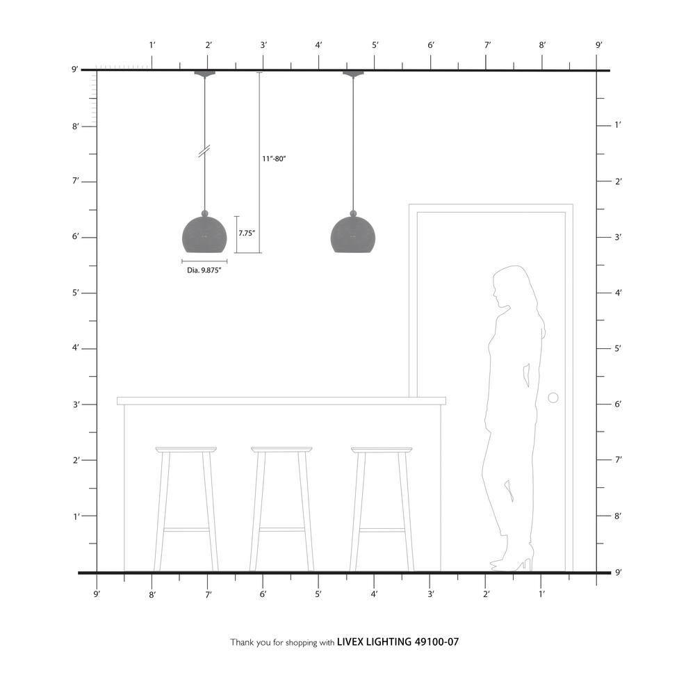 1 - Light Sphere Pendant