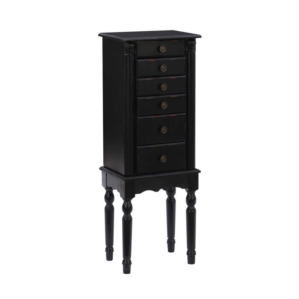 Powell Traditional Ebony Jewelry Armoire