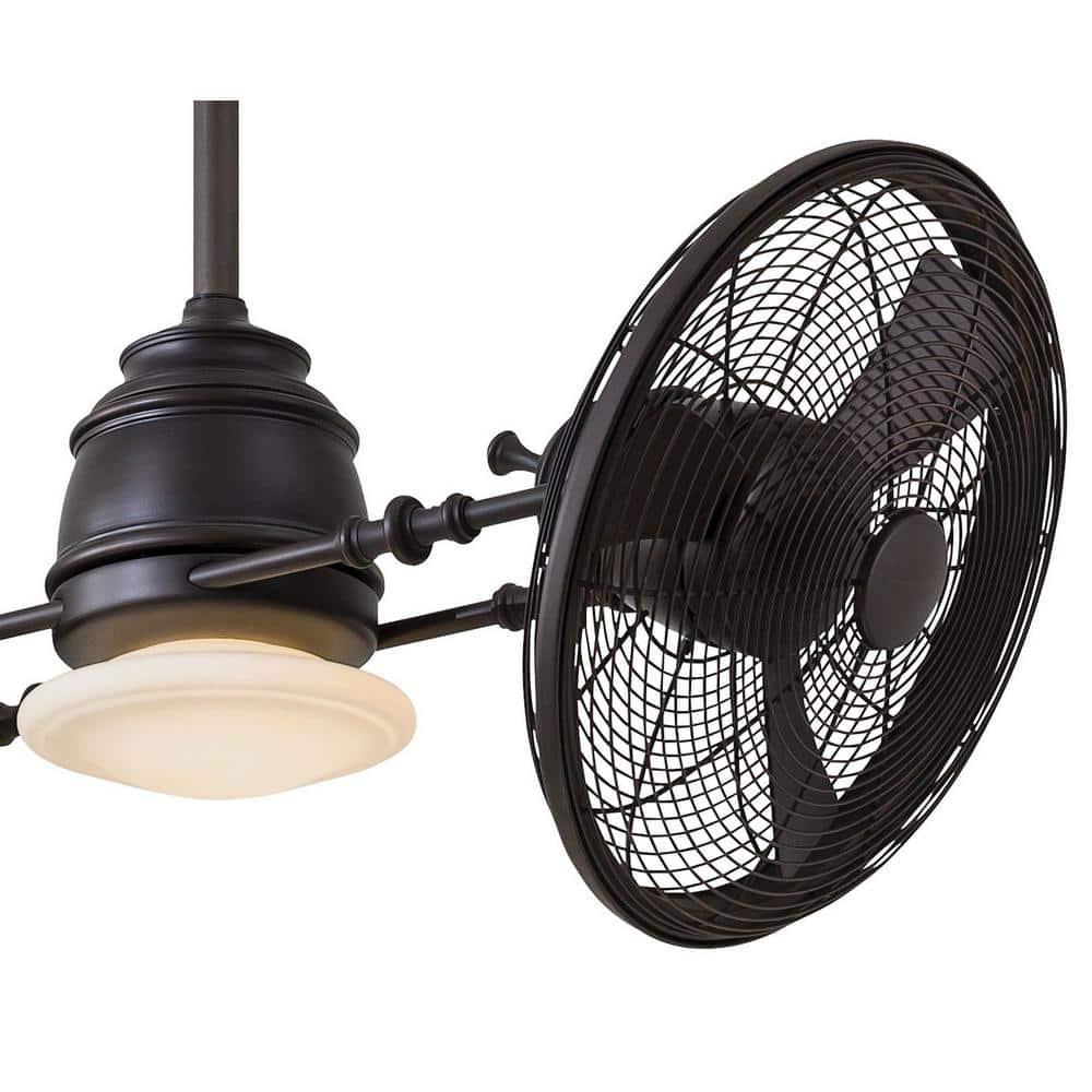 Minka Aire 42" Gyro 6 - Blade LED Dual Ceiling Fan with Wall Control and Light Kit Included