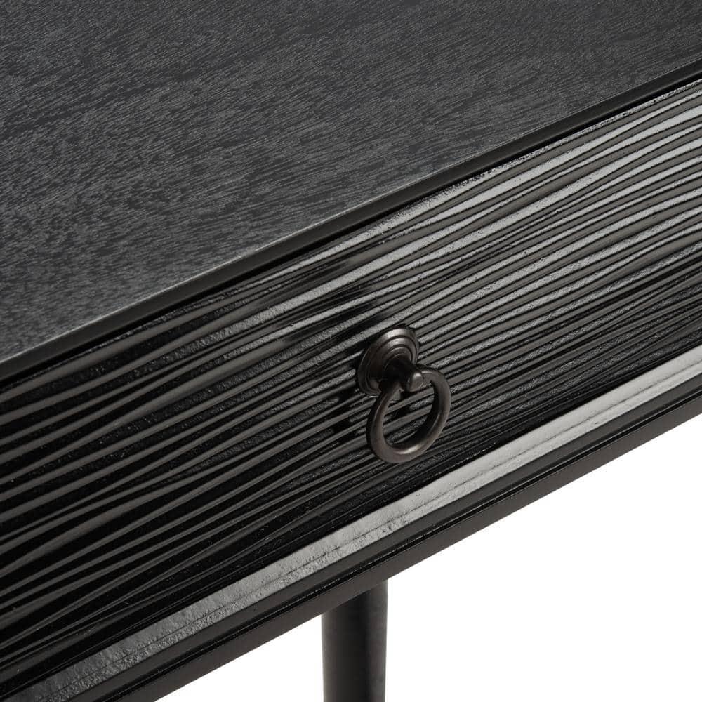 Aliyah 2 Drawer Console Table - Black - Safavieh